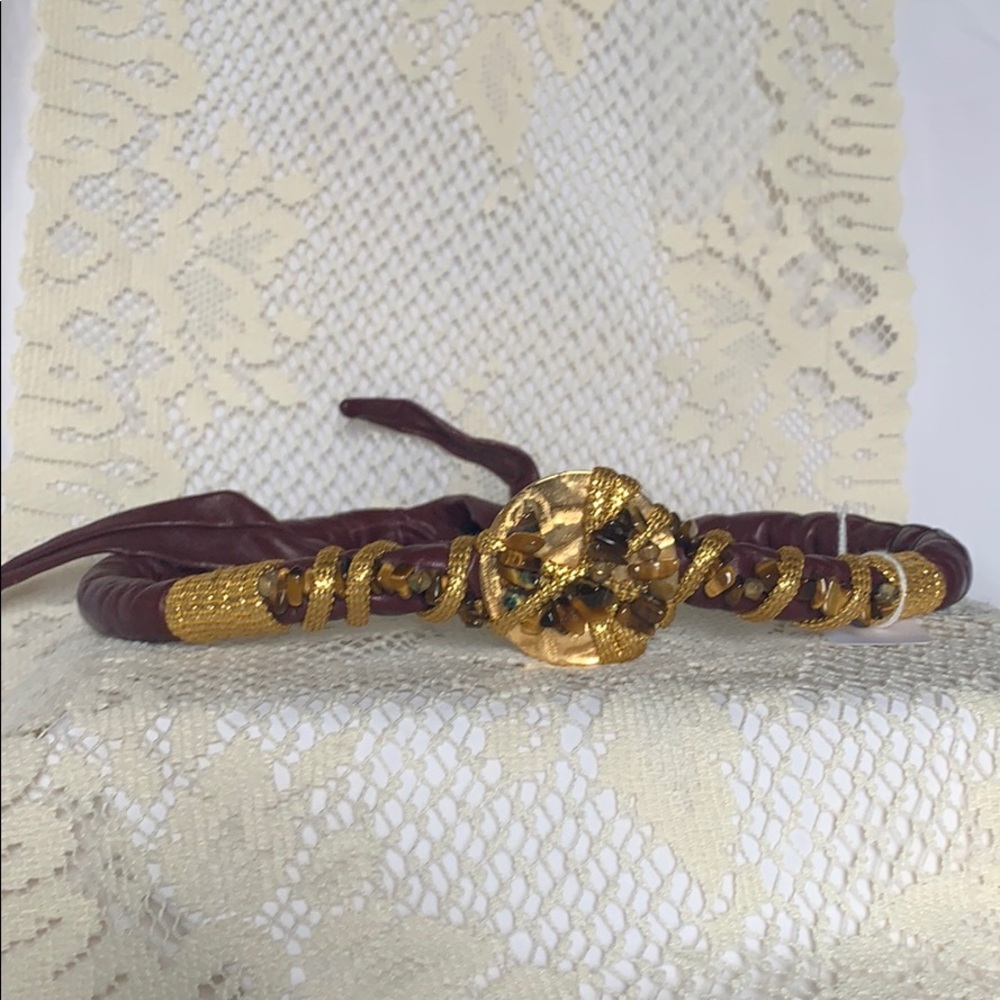 Alexis Kirk leather belt